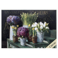 Frames Canvas Frames - 34" X 24" Brown Frame Les Fleurs Printemps HomeRoots