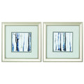 Frames Christmas Picture Frame - 12" X 12" Champagne Gold Color Frame In The Forest (Set of 2) HomeRoots