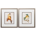 Frames Christmas Picture Frame 14" X 16" Metallic Bronze Frame Eco Bird (Set of 2) 5239 HomeRoots