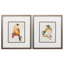 Frames Christmas Picture Frame 14" X 16" Metallic Bronze Frame Eco Bird (Set of 2) 5239 HomeRoots