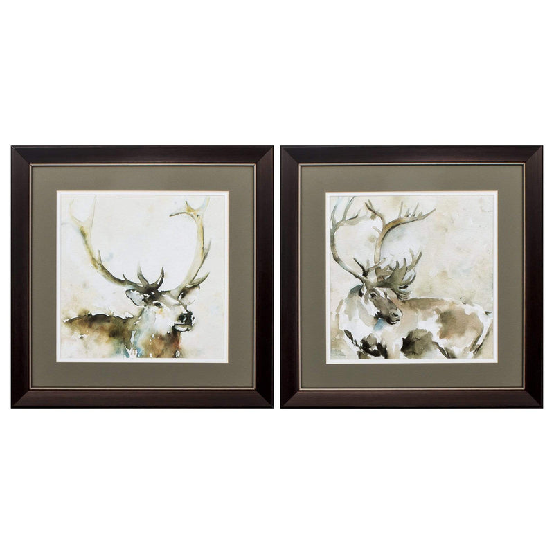 Frames Christmas Picture Frame - 19" X 19" Metallic Bronze Frame Emerging Standing (Set of 2) HomeRoots