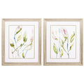 Frames Cute Picture Frames - 28" X 34" Champagne Color Frame Blooming Stems (Set of 2) HomeRoots