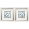 Frames Digital Picture Frame - 13" X 13" Brushed Silver Frame Spring Blush (Set of 2) HomeRoots