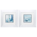 Frames Digital Picture Frame - 14" X 14" Silver Frame Miss The Sea (Set of 2) HomeRoots