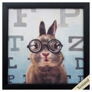 Frames Hanging Picture Frames - 11" X 11" Black Frame Four Eyes HomeRoots