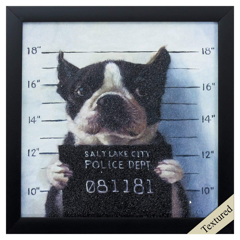 Frames Hanging Picture Frames - 11" X 11" Black Frame Mug Shot HomeRoots