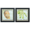 Frames Hanging Picture Frames - 16" X 16" Distressed Black Frame Carrots Peas (Set of 2) HomeRoots
