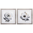 Frames Hobby Lobby Picture Frames - 28" X 28" Silver Frame Tranquil Floral (Set of 2) HomeRoots