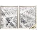 Frames Large Picture Frames - 19" X 25" Silver Frame Charcoal Beam (Set of 2) HomeRoots