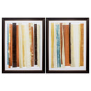 Frames Modern Picture Frames - 21" X 27" Brown Frame Evanescence 5 (Set of 2) HomeRoots