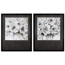 Frames Modern Picture Frames - 26" X 32" Dark Wood Toned Frame Quiet Simple (Set of 2) HomeRoots