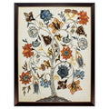 Frames Modern Picture Frames - 27" X 35" Brown Frame Vintage Tree Of Life HomeRoots