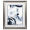 Frames Multi Picture Frames - 28" X 34" Silver Frame Blue II HomeRoots