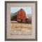 Frames Painting Picture Frames - 27" X 33" Distressed Wood Toned Frame Red Barn View I HomeRoots