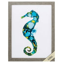 Frames Picture Frame Ideas - 21" X 27" Woodtoned Frame Seahorse HomeRoots