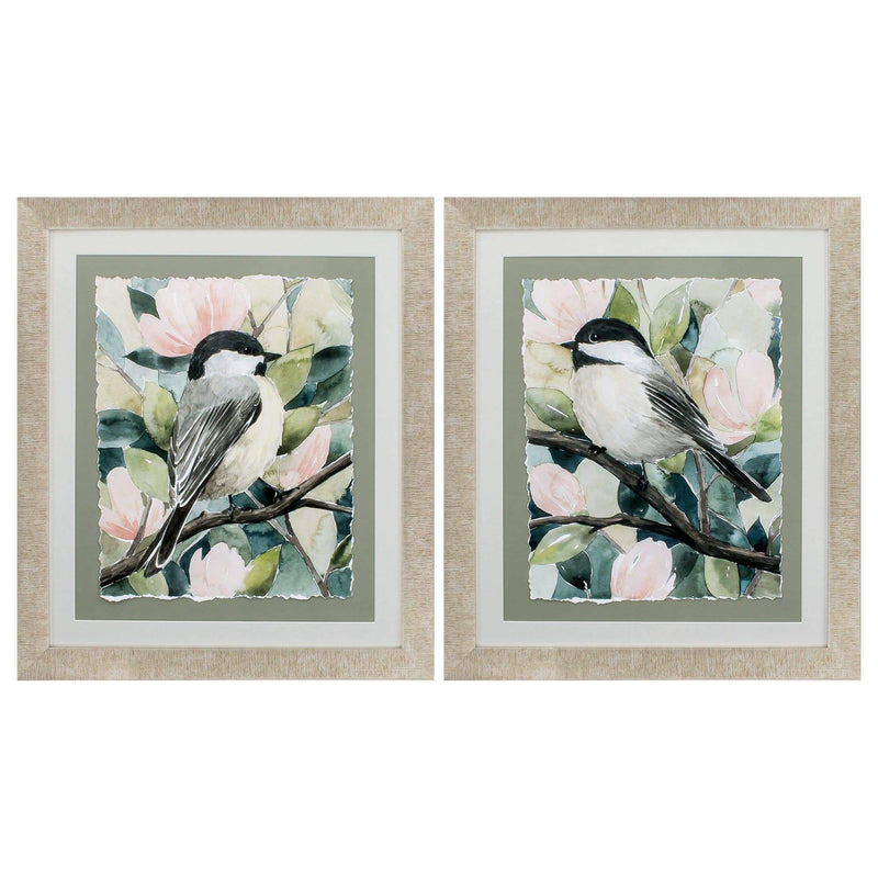 Frames Picture Frame Ideas - 25" X 29" Champagne Gold Color Frame Veiled Aviary (Set of 2) HomeRoots