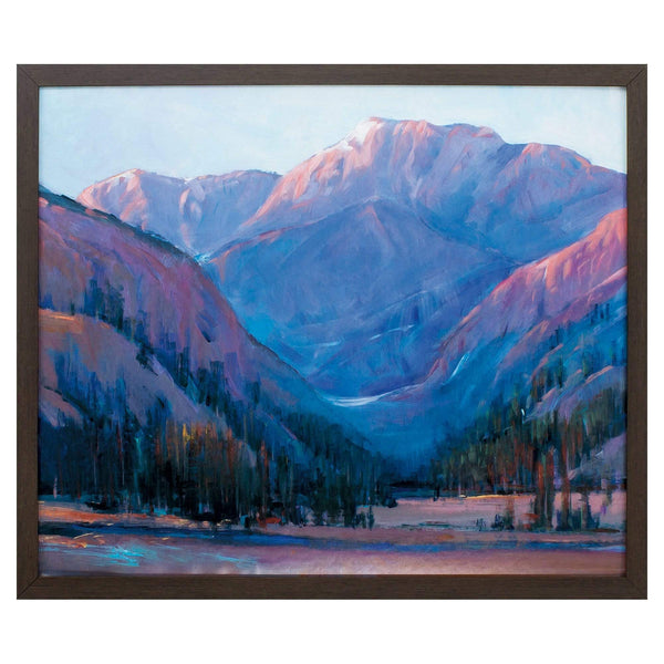 Frames Picture Frame Ideas - 26" X 22" Brown Frame Mountain Vista II HomeRoots