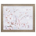 Frames Picture Frame Ideas - 34" X 28" Champagne Color Frame Spring Cherry Blossoms I HomeRoots