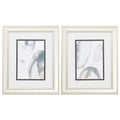 Frames Picture Frame Set 10" X 12" Champagne Gold Color Frame Natural Geode (Set of 2) 5145 HomeRoots