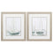 Frames Picture Frame Shop - 19" X 22" White Frame Soft Sail (Set of 2) HomeRoots