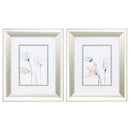 Frames Picture Frames - 11" X 13" Brushed Silver Frame Follow Your Dreams (Set of 2) HomeRoots