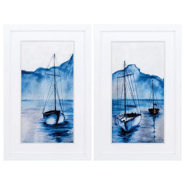 Frames Picture Frames Online - 20" X 31" White Frame Sails (Set of 2) HomeRoots