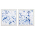 Frames Picture Frames Online - 23" X 23" White Frame Palms Toile (Set of 2) HomeRoots