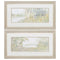 Frames Picture Frames Online - 27" X 15" White Frame Impression Yesterday (Set of 2) HomeRoots