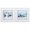 Frames Picture Frames Online - 27" X 27" White Frame Watercolor Marina (Set of 2) HomeRoots