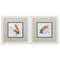 Frames Rustic Picture Frames 23" X 23" White Frame Fly Hook (Set of 2) 5689 HomeRoots