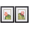 Frames Silver Picture Frames - 9" X 11" Silver Frame Arid Bloom (Set of 2) HomeRoots