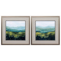 Frames Square Picture Frames - 17" X 17" Metallic Bronze Frame Open Valley (Set of 2) HomeRoots