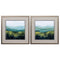 Frames Square Picture Frames - 17" X 17" Metallic Bronze Frame Open Valley (Set of 2) HomeRoots