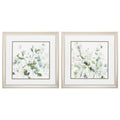 Frames Square Picture Frames - 18" X 18" Champagne Gold Color Frame Sage Garden (Set of 2) HomeRoots