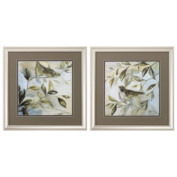 Frames Square Picture Frames - 18" X 18" Champagne Gold Color Frame Spring Fling (Set of 2) HomeRoots