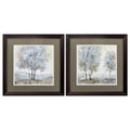 Frames Square Picture Frames - 19" X 19" Metallic Bronze Frame Soft Sentinel (Set of 2) HomeRoots