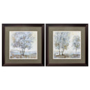 Frames Square Picture Frames - 19" X 19" Metallic Bronze Frame Soft Sentinel (Set of 2) HomeRoots