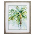 Frames Unique Picture Frames - 27" X 33" Woodtoned Frame Palm Breezes II HomeRoots