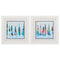 Frames White Collage Picture Frames - 19" X 19" White Frame Dozen Colorful Boats (Set of 2) HomeRoots
