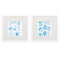 Frames White Picture Frames - 11" X 11" Matte White Frame Bauble (Set of 2) HomeRoots