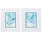 Frames White Picture Frames - 9" X 11" Matte White Frame Watercolor Kelp (Set of 2) HomeRoots