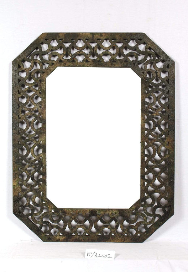 Frames Wood Frame - 1" x 40" x 31" Brown, Distressed, Wooden - Frame HomeRoots