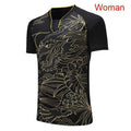 Free Printing CHINA Dragon Team table tennis shirt Men / Women, pingpong sports shirt , Quick Dry table tennis Trainning Shirts-Woman 1 shirt 2-XL-JadeMoghul Inc.