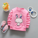 Free shipping 2017 new spring autumn baby girls long sleeved T-shirt cotton bow children's clothing-Gold-9M-JadeMoghul Inc.