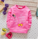 Free shipping 2017 new spring autumn baby girls long sleeved T-shirt cotton bow children's clothing-Gold-9M-JadeMoghul Inc.