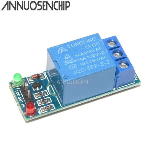 Free Shipping 5V low level trigger One 1 Channel Relay Module interface Board Shield For Arduino PIC AVR DSP ARM MCU DC AC 220V JadeMoghul Inc. 
