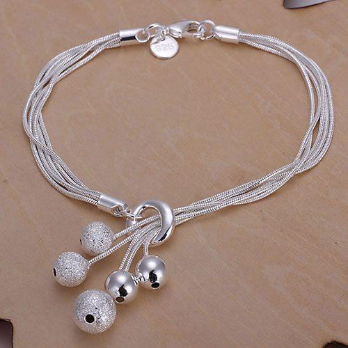 Free shipping 925 jewelry silver plated jewelry bracelet fine fashion bracelet top quality wholesale and retail SMTH243--JadeMoghul Inc.