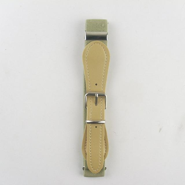 Free Shipping Candy Color 1 Inch Wide Kids/Children Elastic Waist Belt For Boys/Girls-Khaki-JadeMoghul Inc.