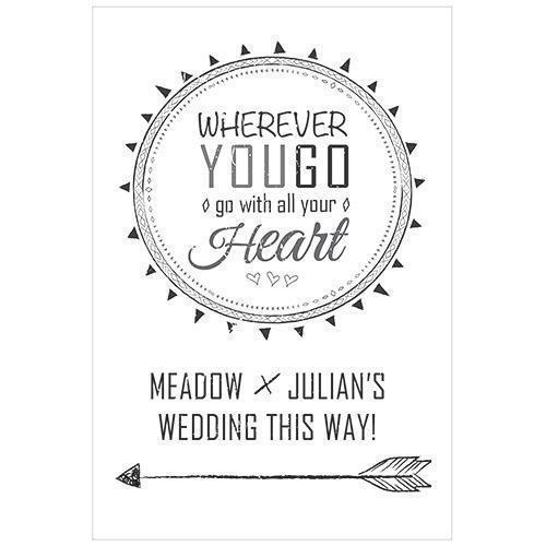 Free Spirit Directional Poster (Pack of 1)-Weddingstar-JadeMoghul Inc.