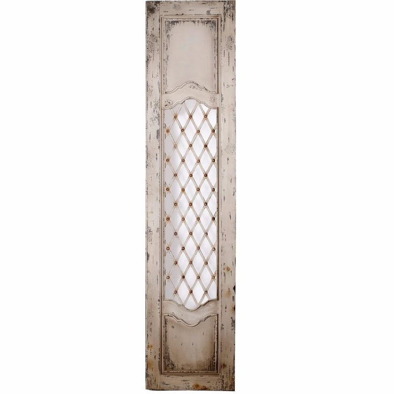French Country Accented decorative Wood Panel-Wall Panels-White-MDF METAL-JadeMoghul Inc.